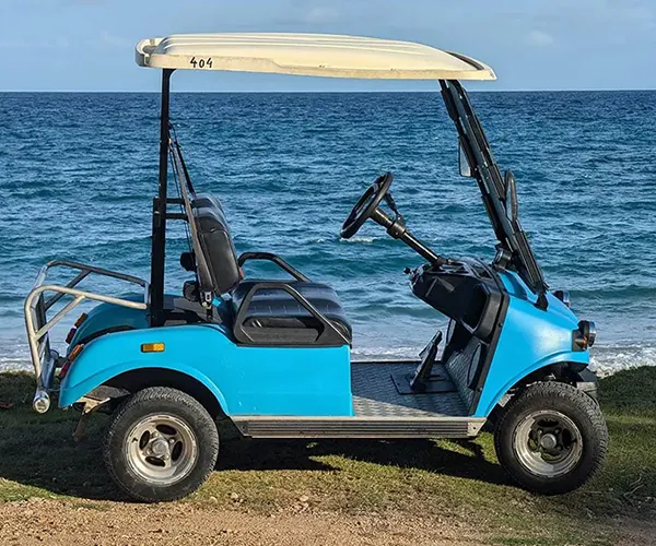 Voiturette électrique 2 places en location aux Saintes